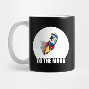 Wallstreetbets WSB To The Moon - Diamond Hands Stock Market Tendies Stonks Mug